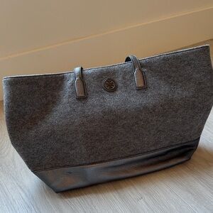 Tory Burch Gray Tote Bag